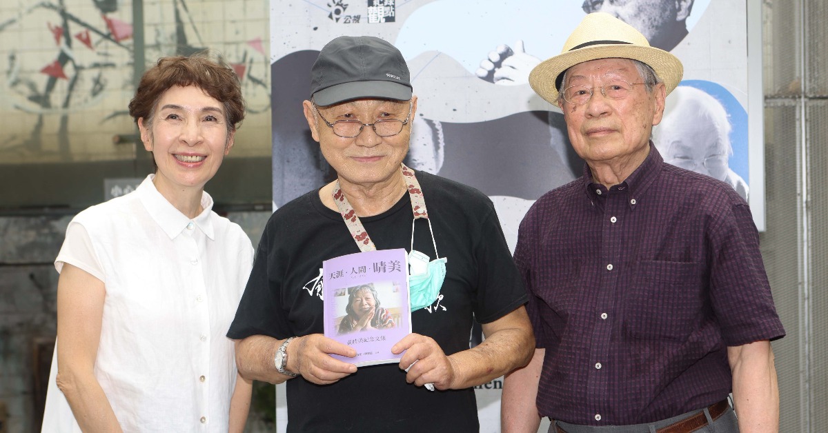 導演馮賢賢（左起）、黃文雄、鄭自才一同出席首映會。（圖／公視紀錄觀點《春雨424》提供）