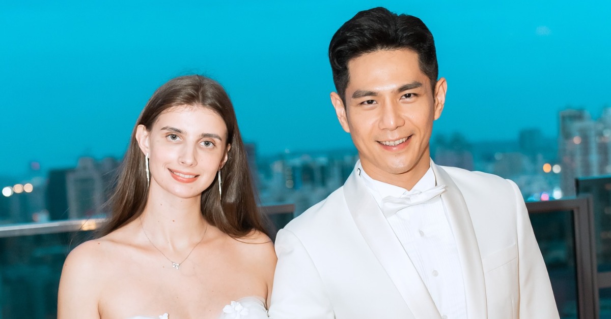 馬來西亞男星祖雄與烏克蘭女星佳娜結婚2年。(圖/翻攝自祖雄臉書)