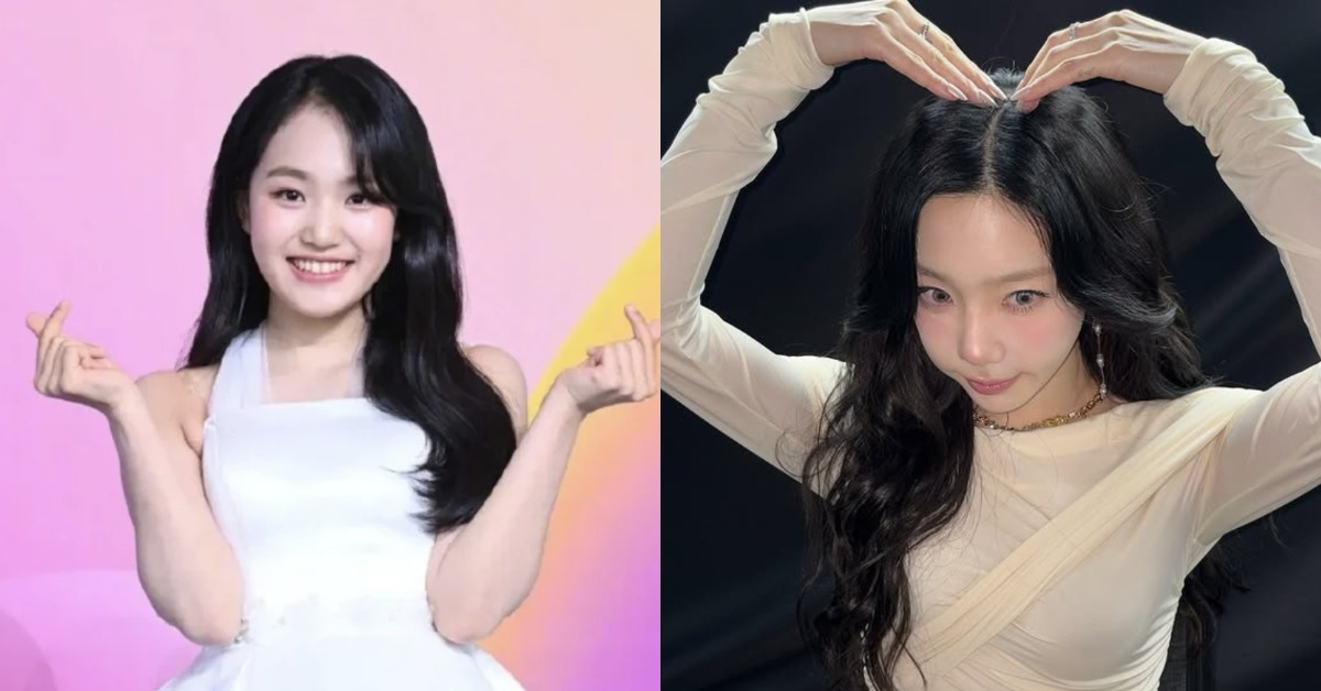 少女時代金泰妍(金太妍)和現年13歲的演歌歌手金泰妍。(圖/翻攝自泰妍 IG、Naver)