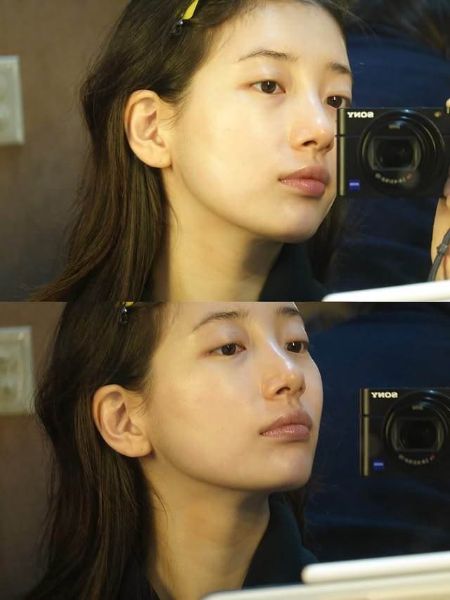 女星裴秀智素顏照獲得好評價。(圖/翻攝自秀智 IG)