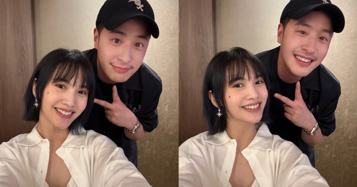 《不良笑花》男女主角潘瑋柏、楊丞琳合體掀熱議。(圖/翻攝自楊丞琳微博)