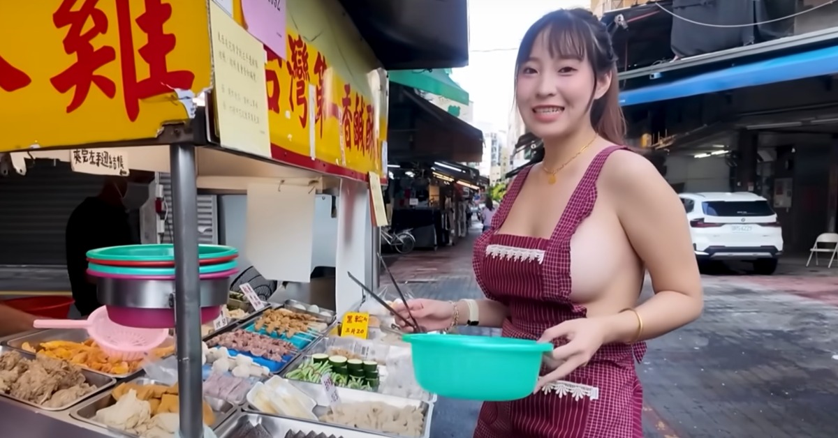 只穿圍裙賣鹽酥雞？ Google評論爆紅「女模」身分曝