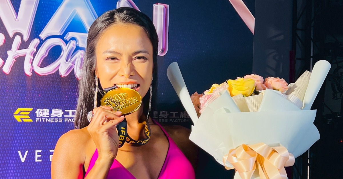 「億萬歌姬」林芯儀在「2025 IFBB PRO SHOW 台灣職業大賽」中再傳捷報。（圖／旺多福多媒體工作室提供）