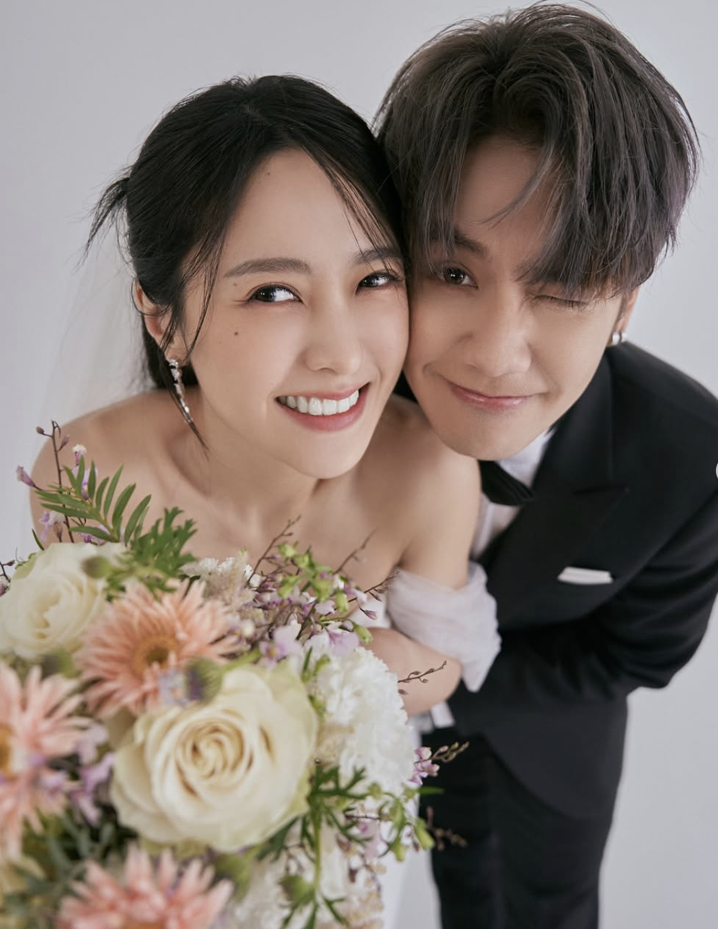 鼓鼓與大元今年2月宣布結婚。(圖/翻攝自大元IG )