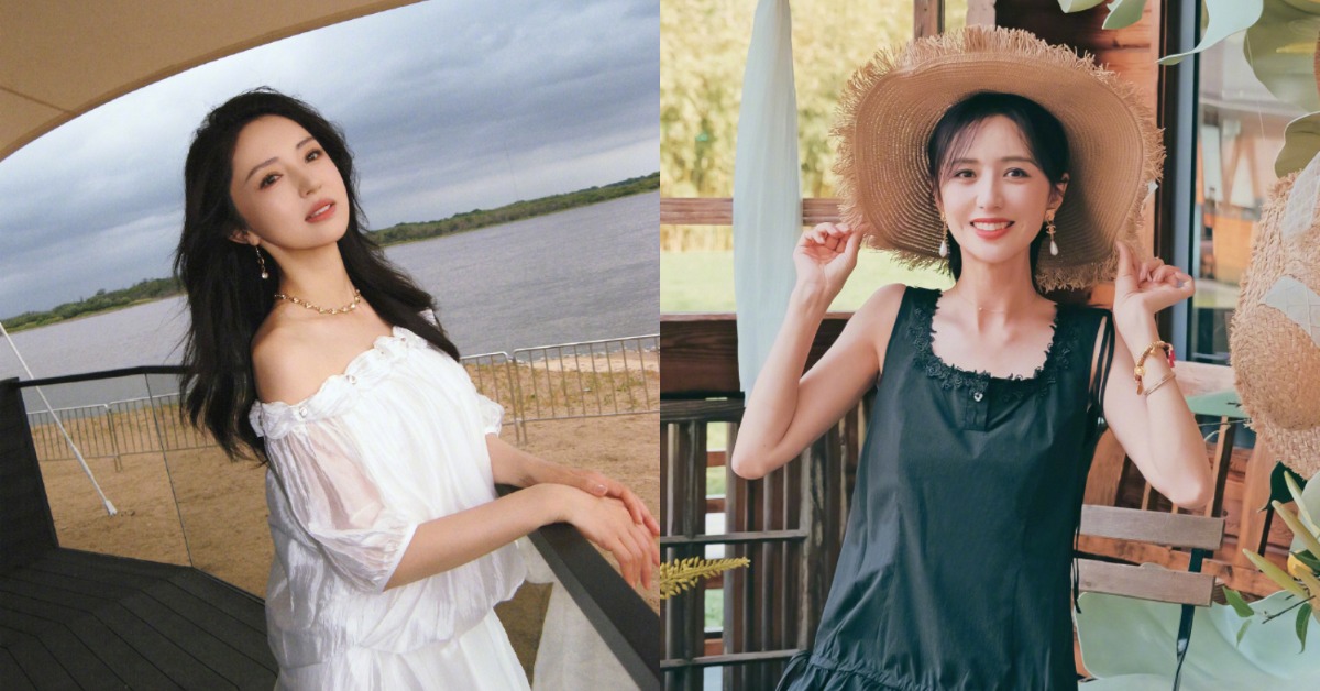 董璇與佟麗婭好感情像親姊妹一般。（圖／翻攝自董璇、佟麗婭微博）
