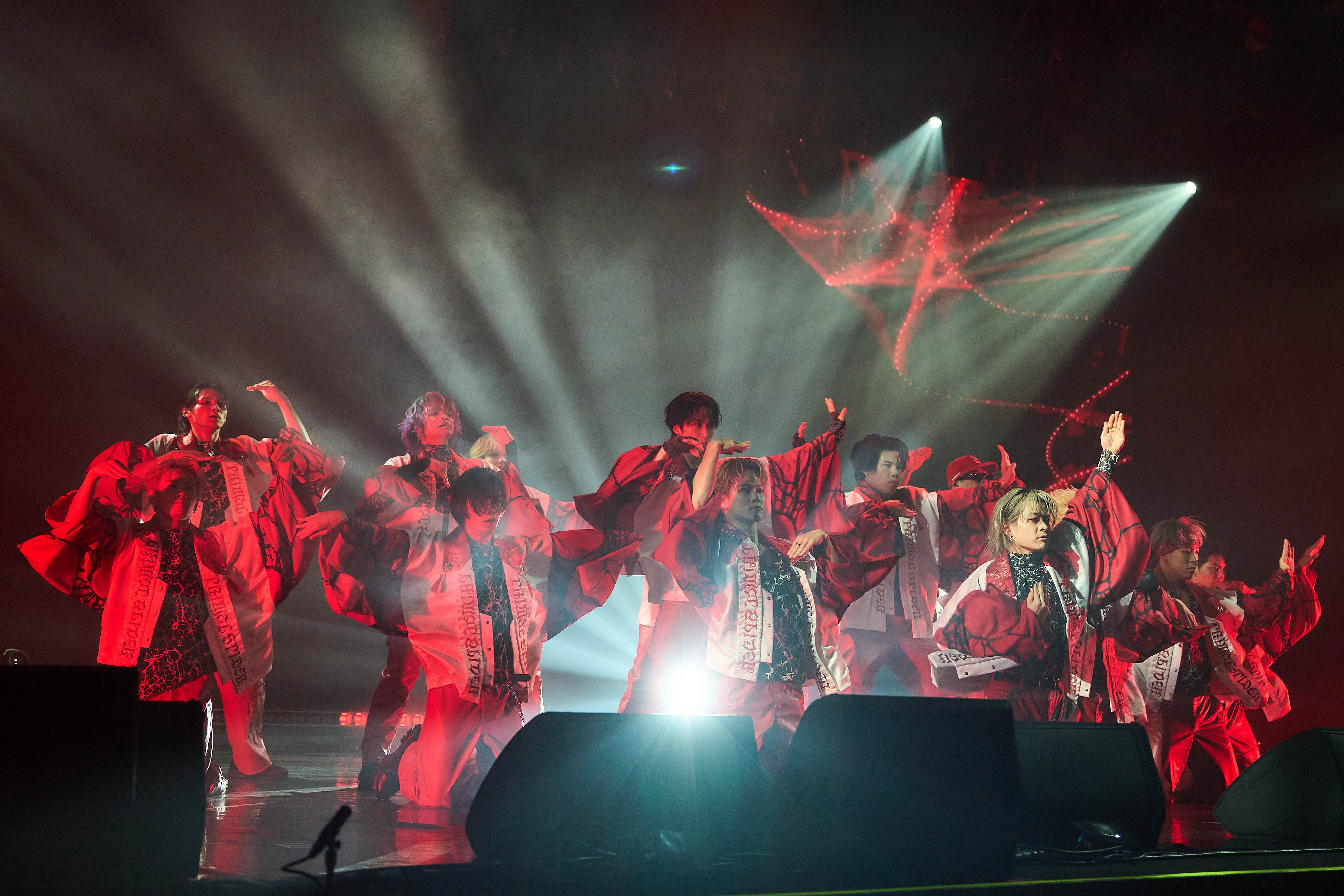 日本<a href='https://star.ebc.net.tw/search/keyword?value=男團' target='_blank'>男團</a>T<a href='https://star.ebc.net.tw/search/keyword?value=HE RAMPAGE from EXILE TRIBE' target='_blank'>HE RAMPAGE from EXILE TRIBE</a>在演唱會還回憶去年在台灣品嚐松露小籠包與巧克力小籠包。(圖/LDH 愛夢悅提供)