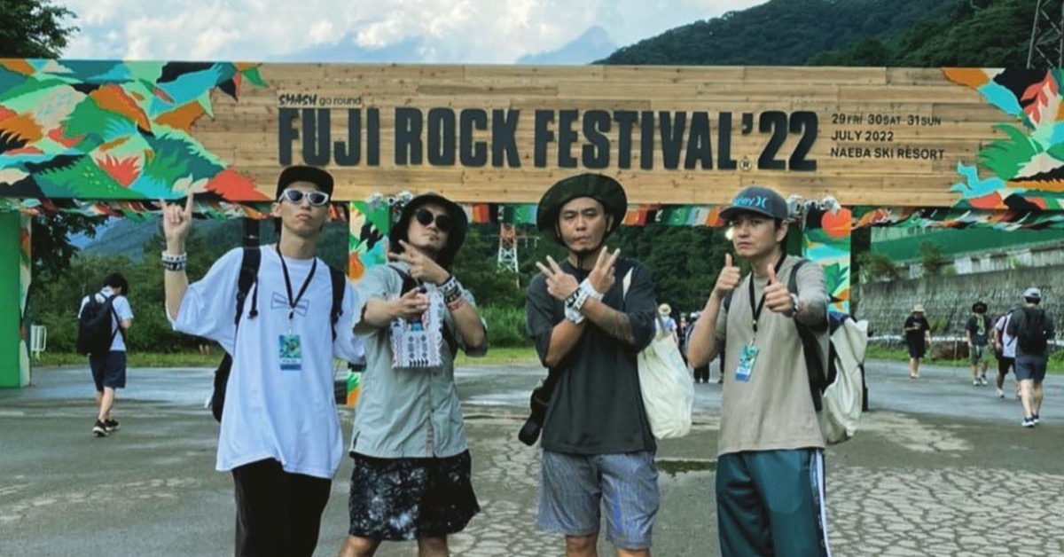 台灣知名本土樂團滅火器,在2022年曾登上富士搖滾音樂節(Fuji Rock Festivl)舞台表演。(圖/翻攝自臉書/Sam Yang楊大正)
