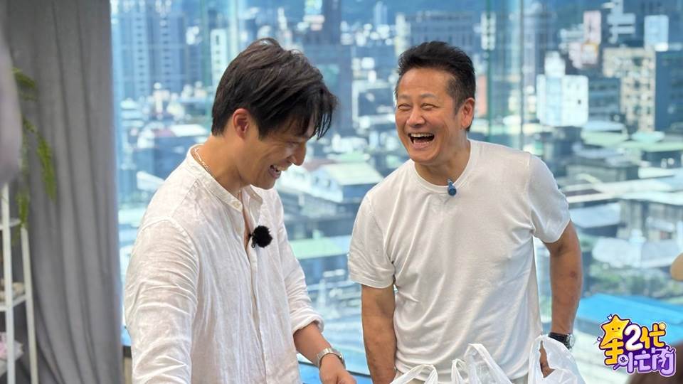 徐乃麟實際上超疼兒子。(圖/《Yahoo星二代很忙內》提供)
