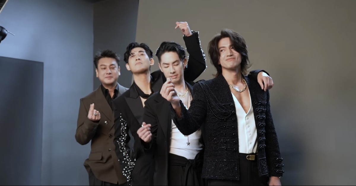 F4睽違12年在五月天演唱會上合體。(圖/翻攝自相信音樂臉書)