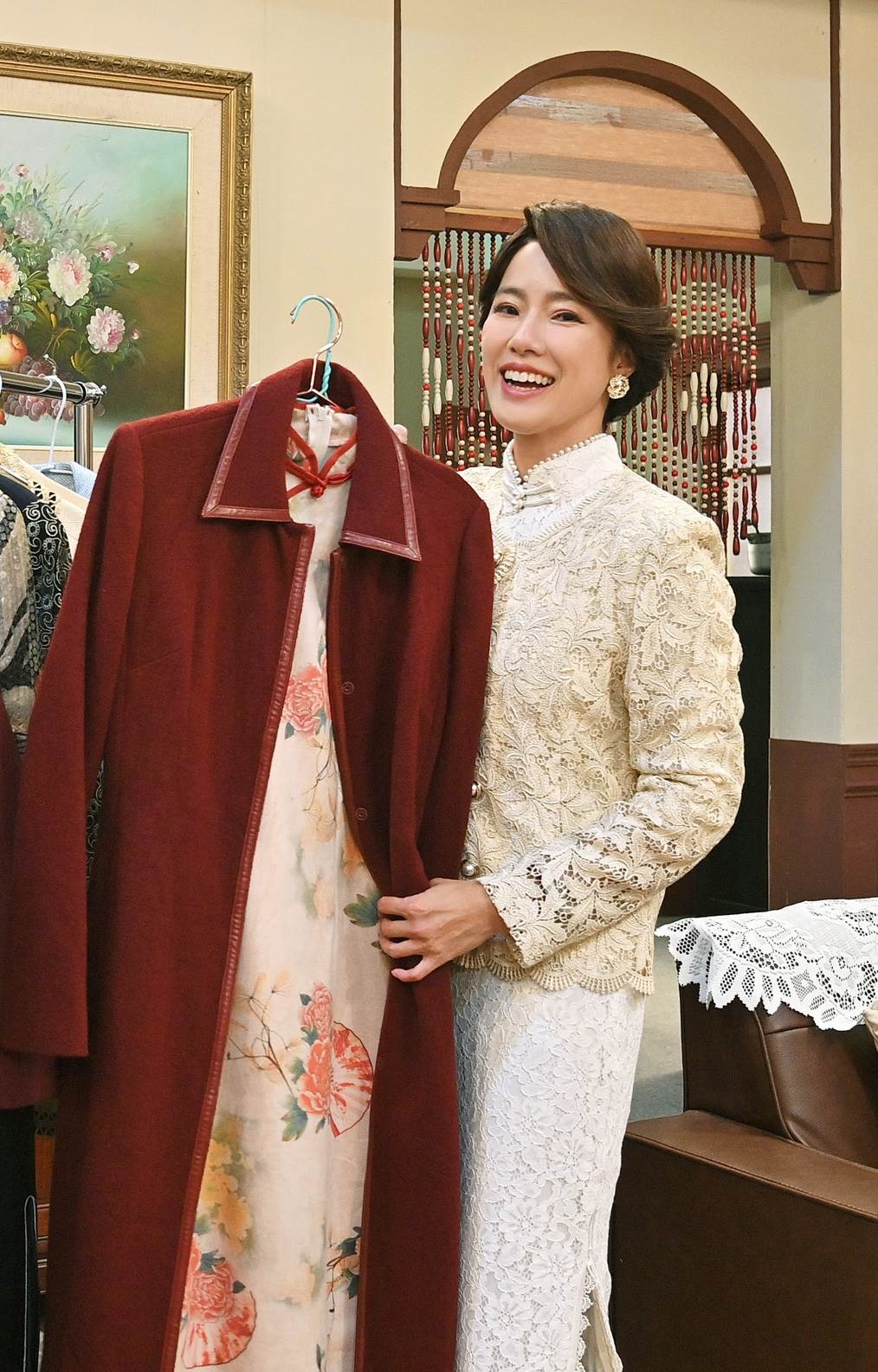 黃瑄一直嚮往小說中的上海風情，如今有機會接演，直說是圓夢。（圖／台視提供）