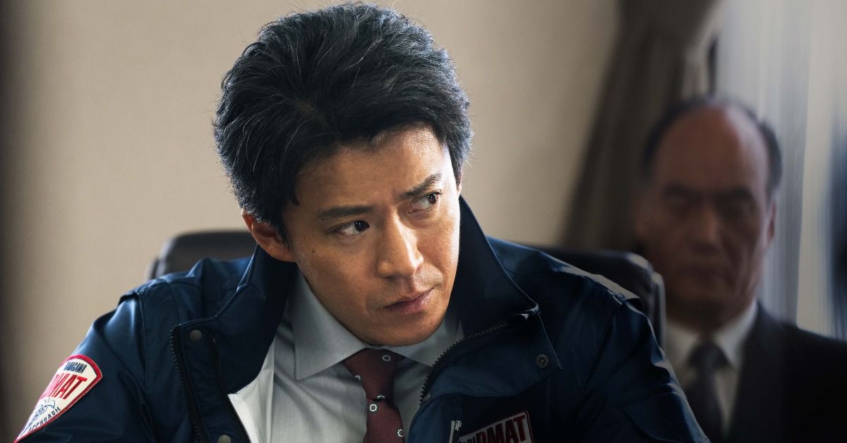 《戰疫前線》在片中飾演災害派遣醫療團隊「DMAT」指揮官的小栗旬。（圖／天馬行空提供）