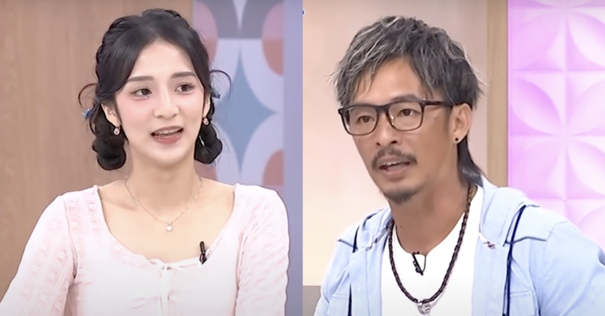 潔潔不滿爸爸藍波偏心。(圖/東森綜合)