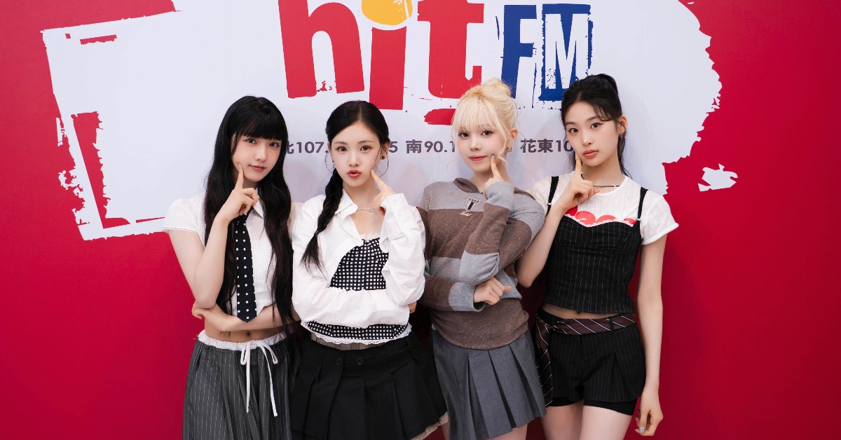 大勢新星女團Baby DONT Cry由（左起）Kumi、Yihyun、Mia、Beni四位全能型成員組成。（圖／Hit Fm聯播網提供）