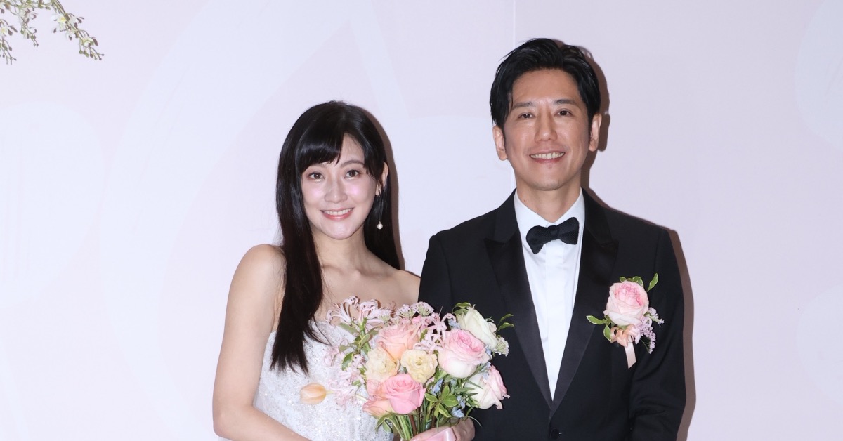 林逸欣與老公Tony今(2)日舉行婚禮。(圖/東森娛樂)