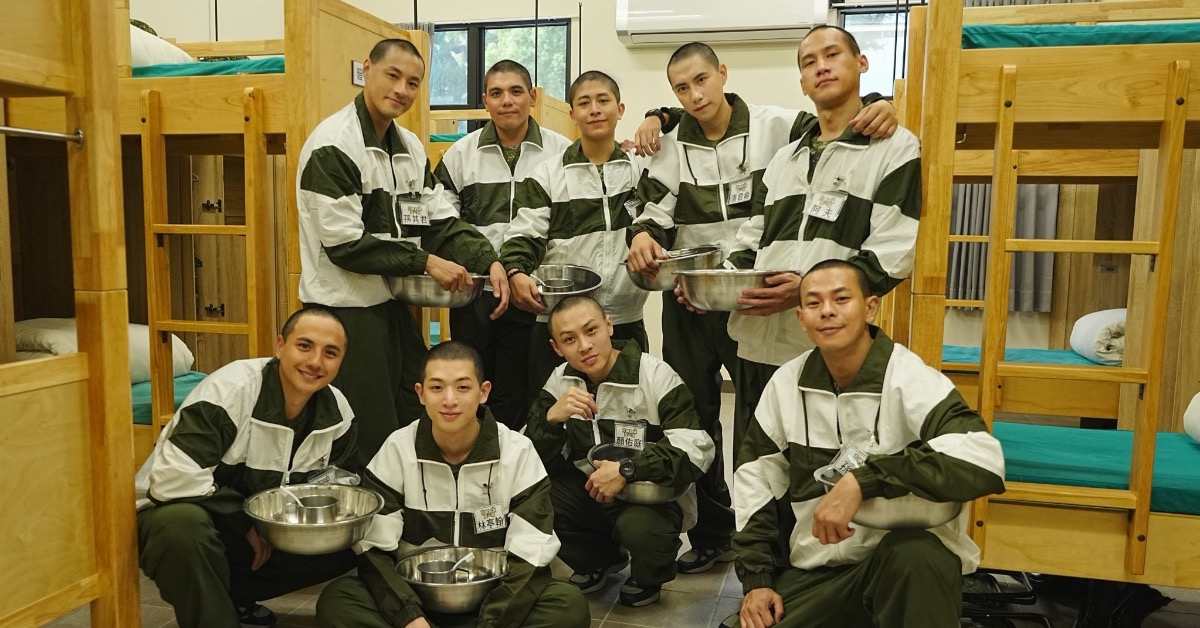 九位星兵進入成功嶺展開軍旅生活。（圖／台視提供）