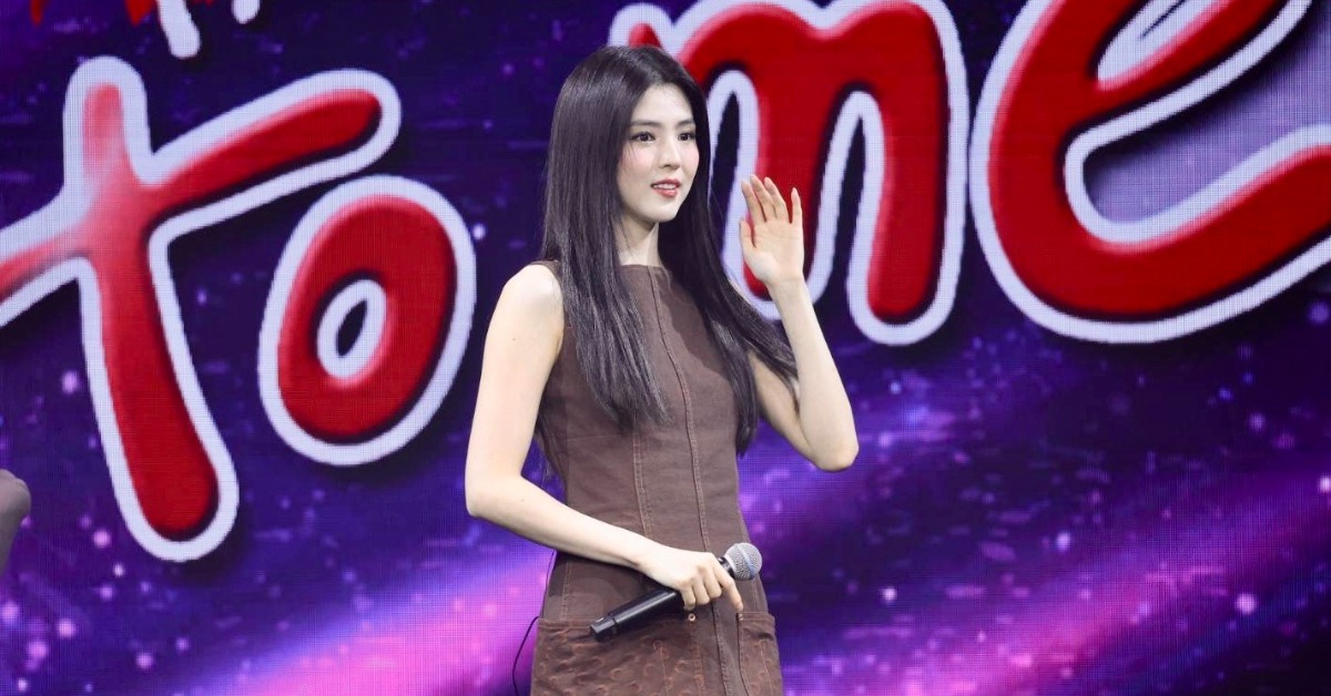南韓女星韓韶禧來台舉辦粉絲見面會。（圖／東森娛樂）