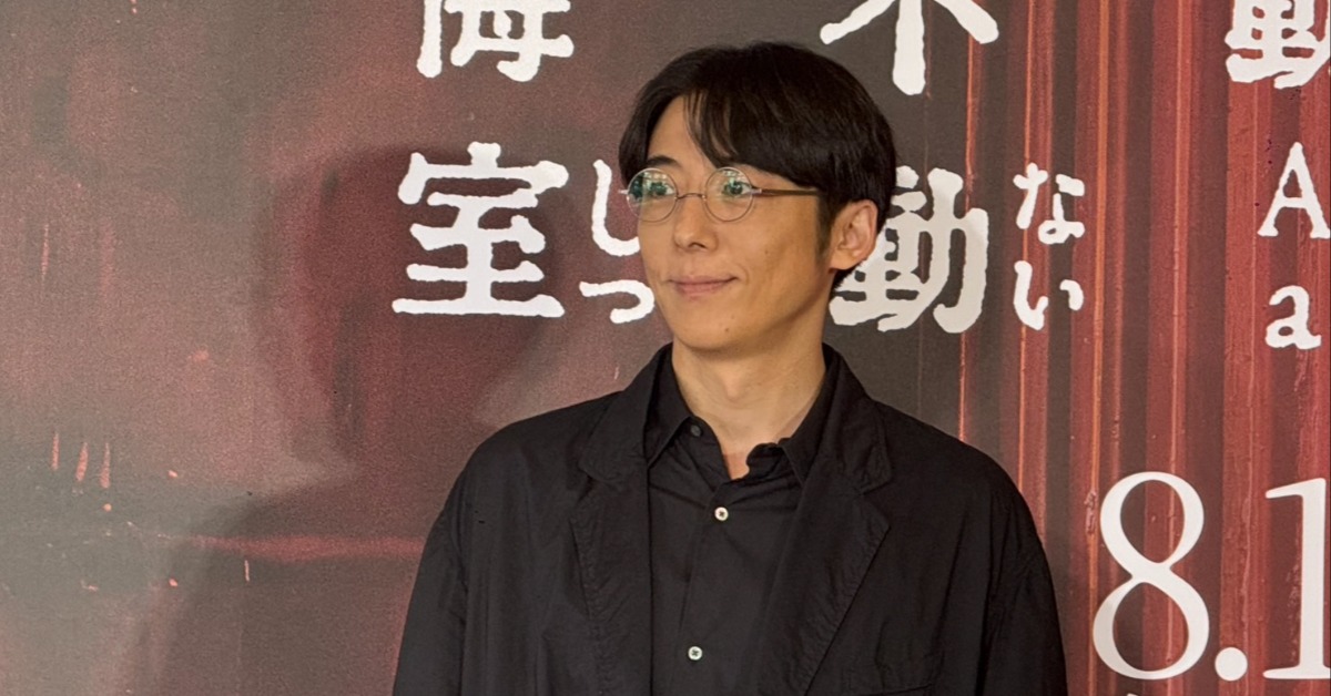 日本男星高橋一生為了電影《岸邊露伴一動也不動 懺悔室》來台會影迷。(圖/記者楊雅芸攝)