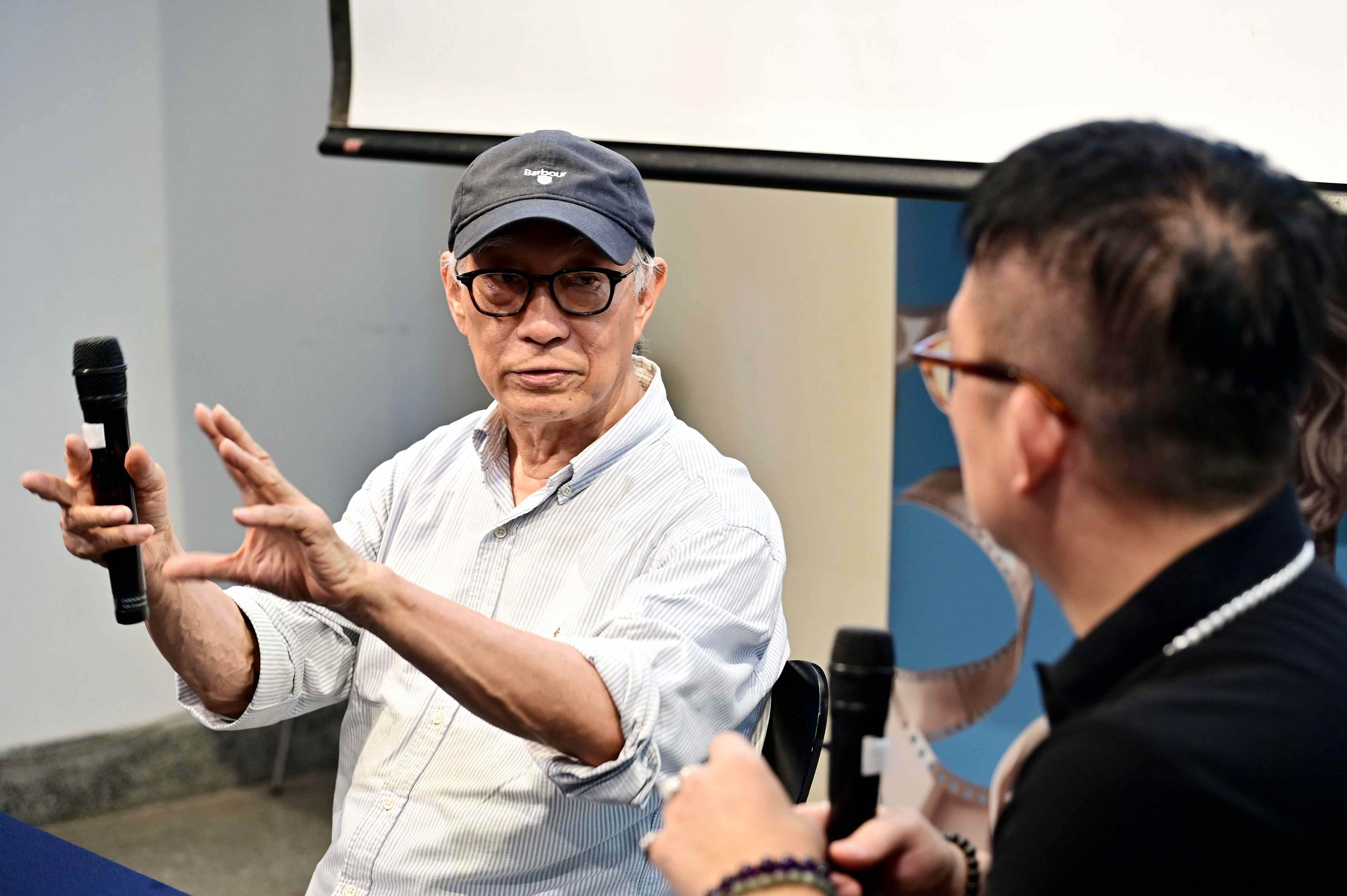 金獎剪輯大師廖慶松談老友侯孝賢現況。(圖/桃園電影節)