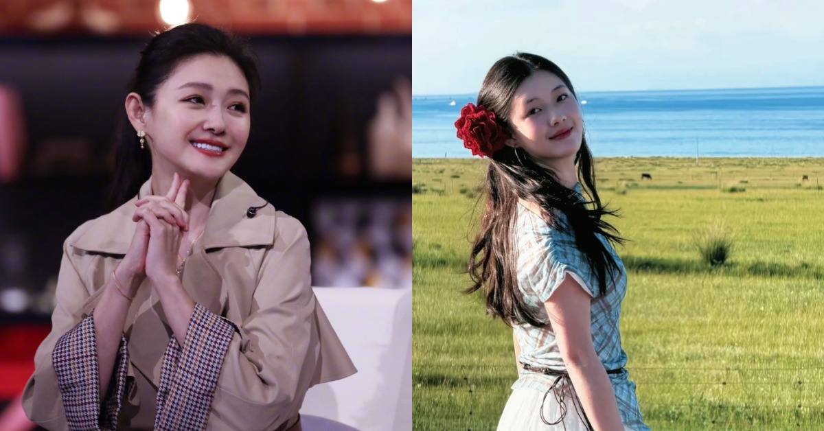 重慶女大生因為神似大S走紅。(圖/翻攝自大S微博、小紅書)