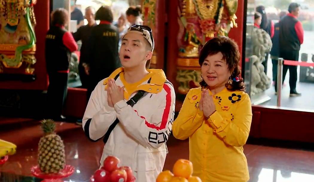 白冰冰聽到寶弟叫『阿嬤』,心裡甜甜的。(圖/三立提供)