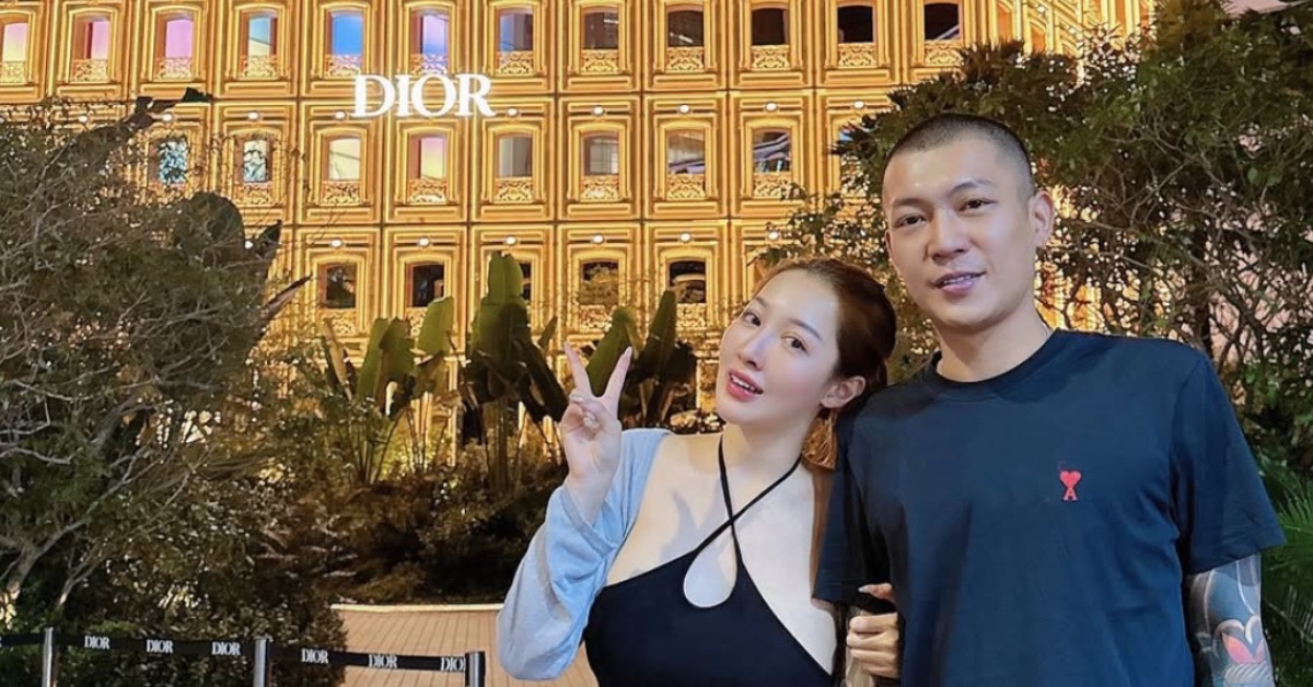 鳳梨飲料店遭潑穢物後,在社群更新與妻子歐菈的最新動態。(圖/翻攝自鳳梨 IG )