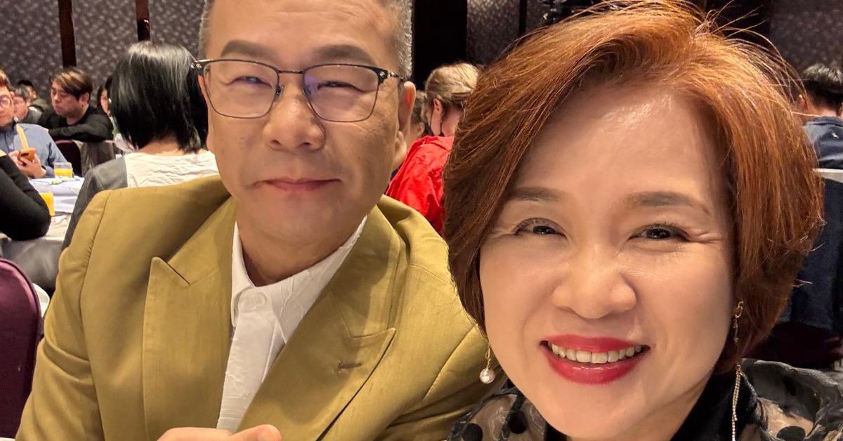 沈玉琳與楊月娥合照。(圖/翻攝自楊月娥臉書)