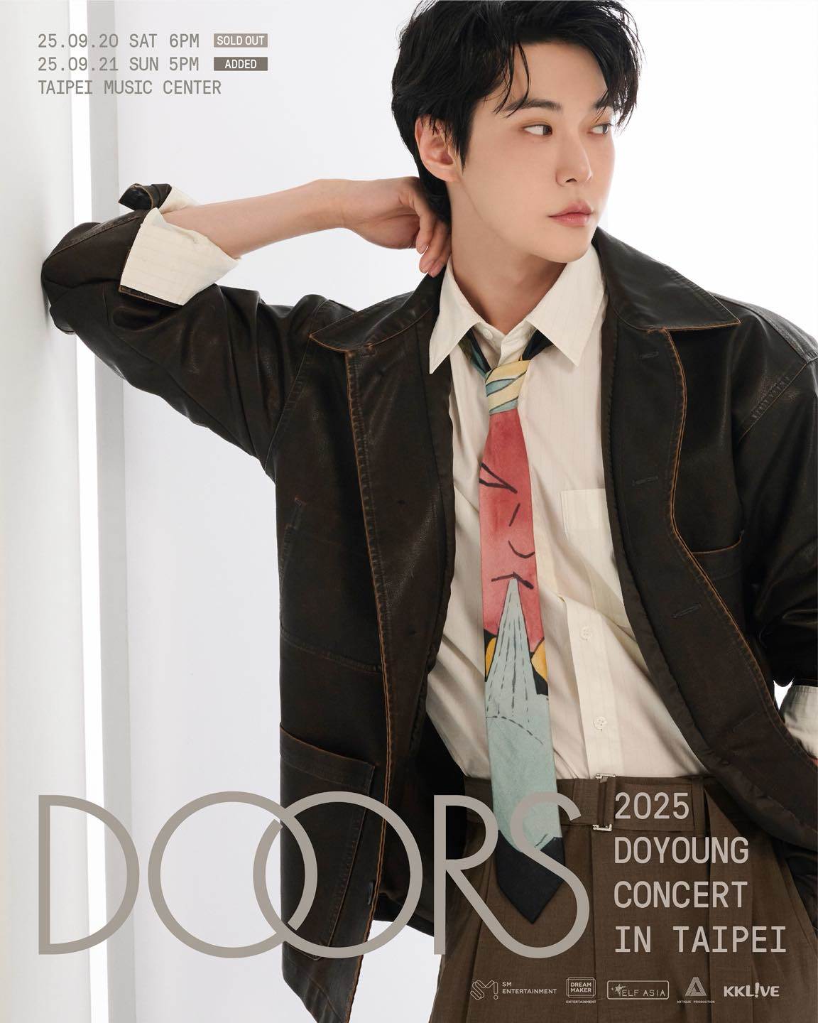 NCT成員道英《2025 DOYOUNG CONCERT [ Doors ] 》台北場9月21日<a href='https://star.ebc.net.tw/search/keyword?value=加場' target='_blank'>加場</a>。（圖／SM TOWN提供）