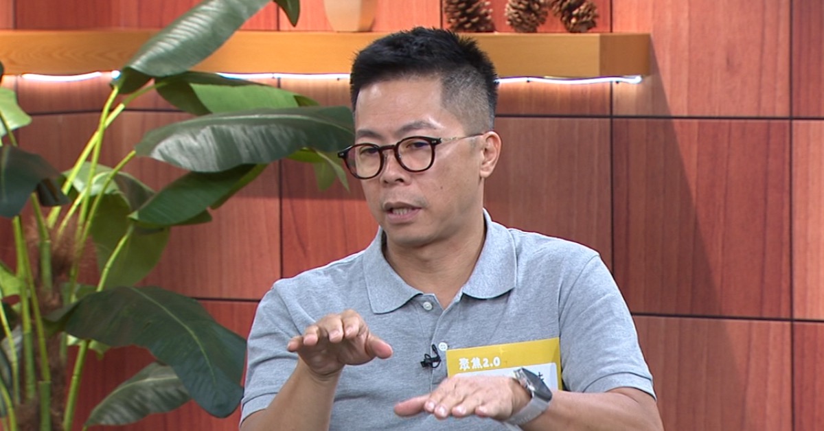 林義傑在節目中透露母親罹患肺癌第一期。（圖／年代提供）