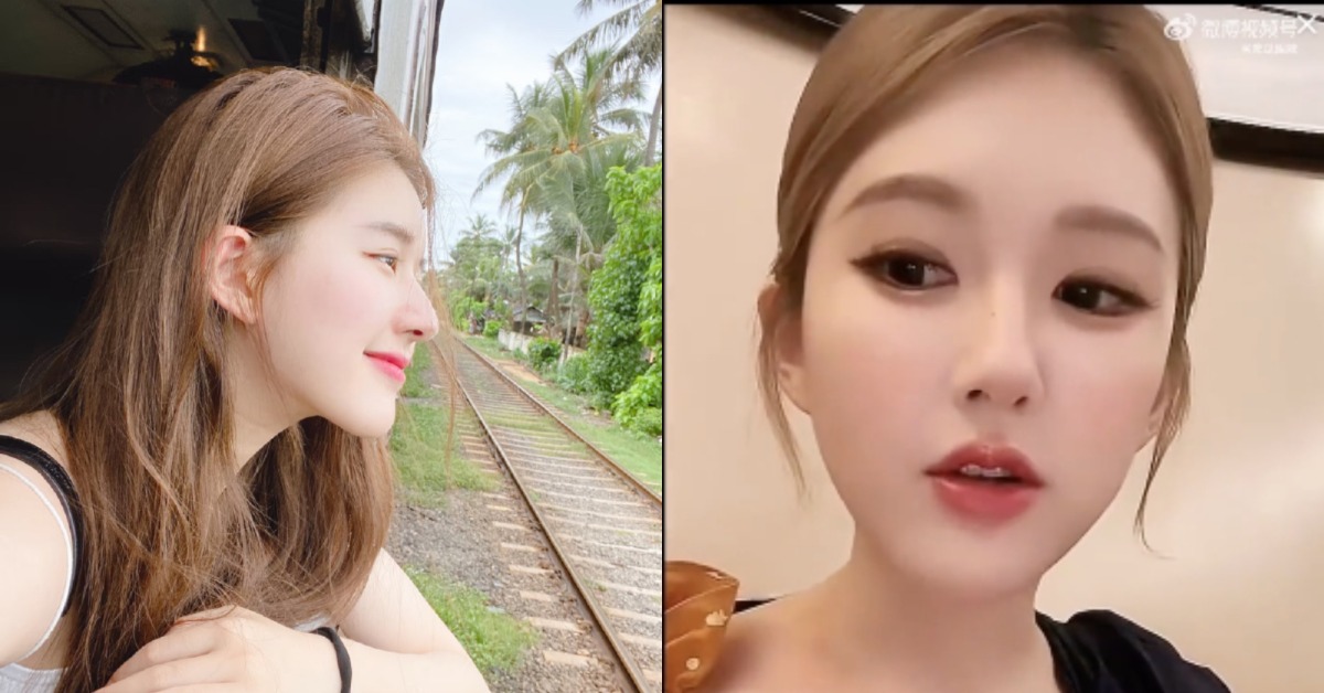 中國女星趙露思被質疑整形開嗆懂了被車撞死。(圖/翻攝自微博)