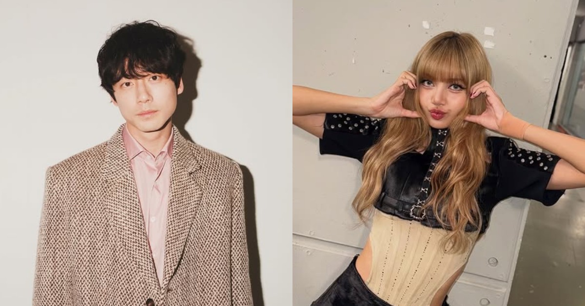 韓國女團BLACKPINK成員Lisa合作日本男星坂口健太郎。(圖/翻攝自坂口健太郎、Lisa IG)