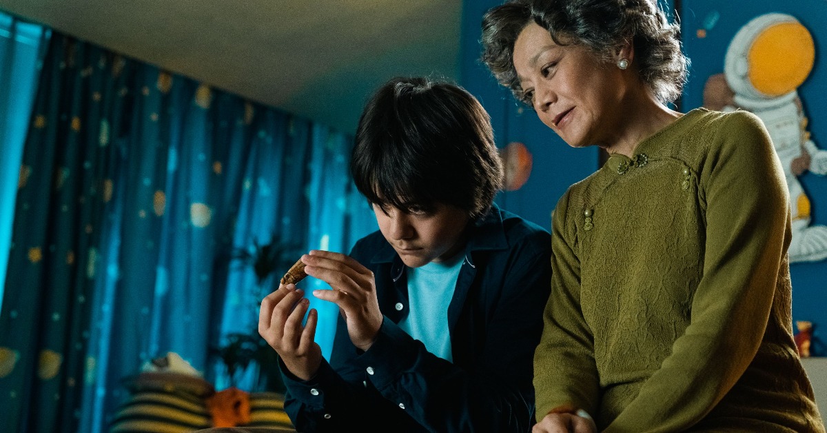 《熊貓月寶》影后張艾嘉大讚影帝劉燁兒子劉諾一,演技遺傳到父親極具天份。(圖/壹壹喜喜電影)