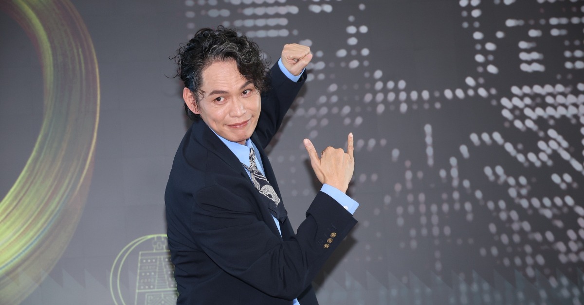 黃鐙輝出席「第60屆金鐘獎」星光大道主持人發布記者會。(圖/東森娛樂)