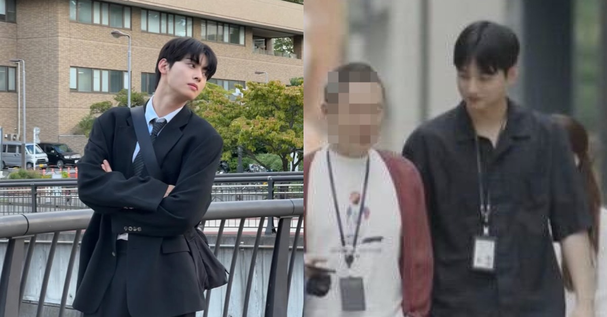 男星車銀優（本名：李東敏）的弟弟李東輝出現在節目一角，帥氣模樣被韓網熱議。（圖／翻攝自車銀優 IG、Theqoo）