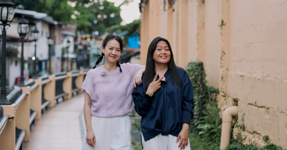 《我們回家吧3》印尼籍看護Diana（右）帶領曾寶儀睽違10年返鄉。（圖／台灣大哥大MyVideo、三立提供）