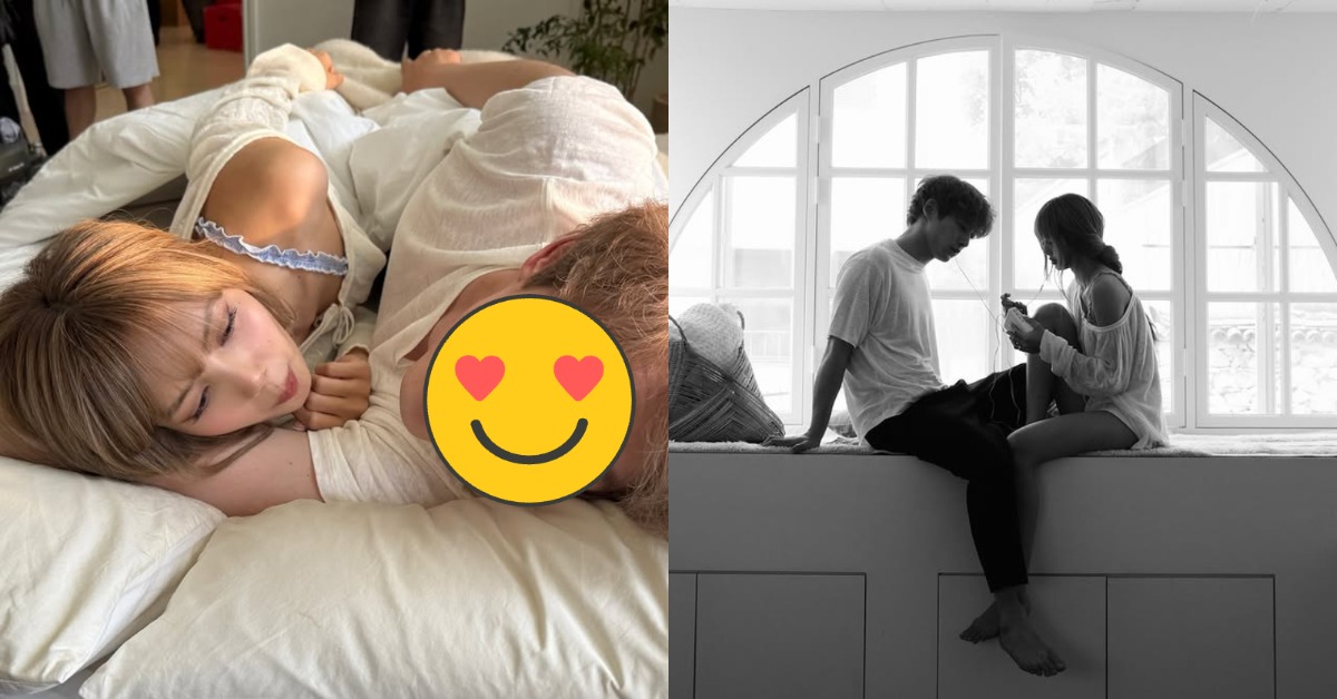 BLACKPINK泰國成員Lisa、坂口健太郎合作MV，幕後花絮照吸引500萬人朝聖。（圖／翻攝自Lisa IG）