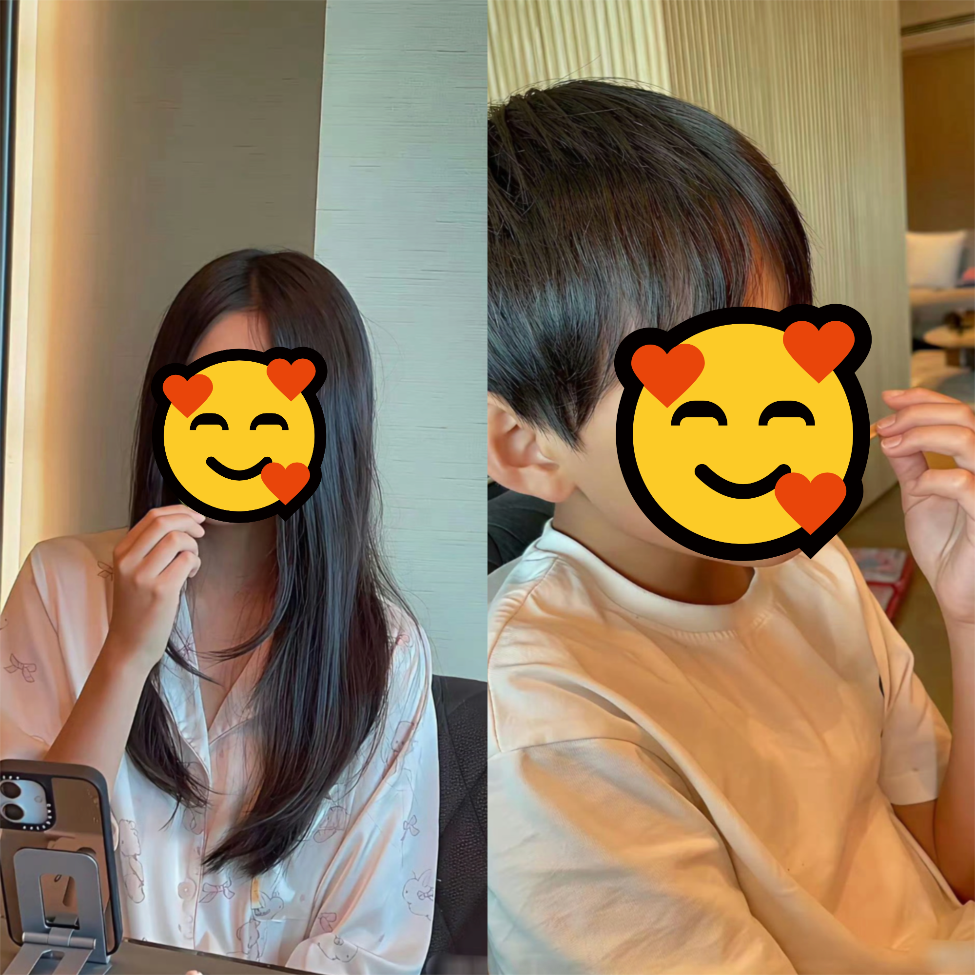 大S與汪小菲兒女正面照遭公開。（圖／翻攝自微博 ）