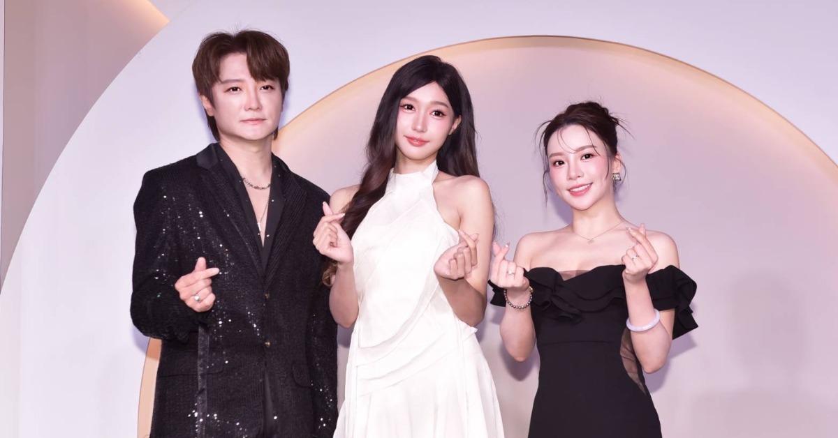 （由左至右）阿沁、夏娜、斳雅茹（芽兒）擔任歌唱大賽評審。。（圖／FANTASTIC MUSIC夢境音樂社提供）