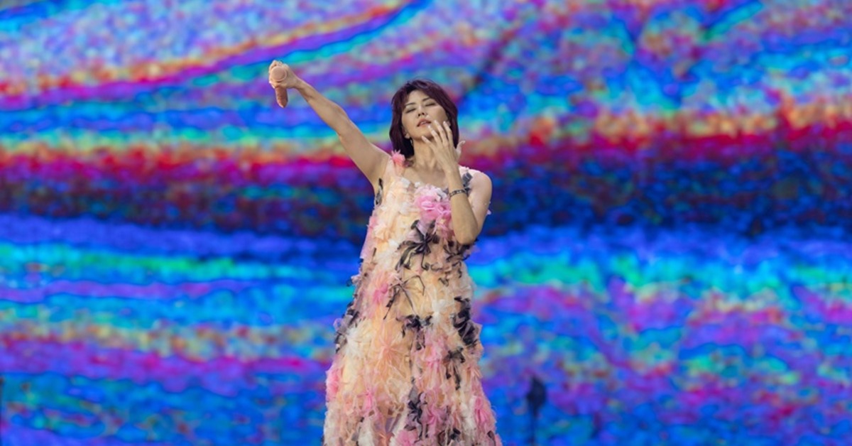 「金曲歌后」孫燕姿17日在高雄巨蛋舉辦「就在日落以後」演唱會第二場。（圖／Make Music提供）