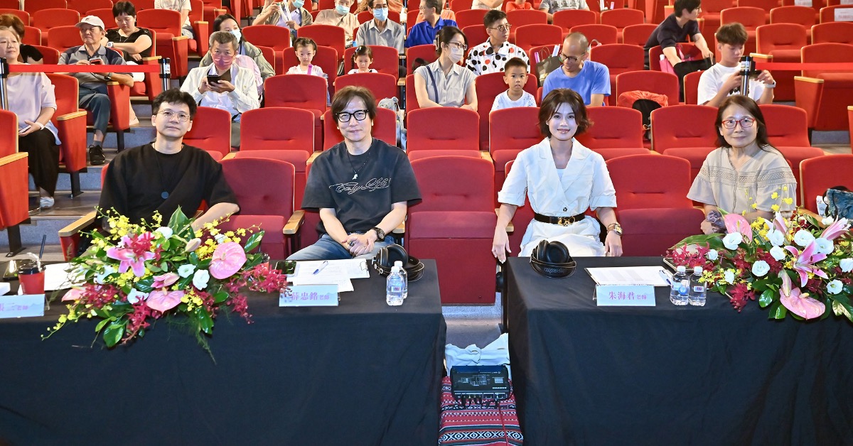 朱海君擔任競賽評審。（圖／大嵙崁文教基金會提供）