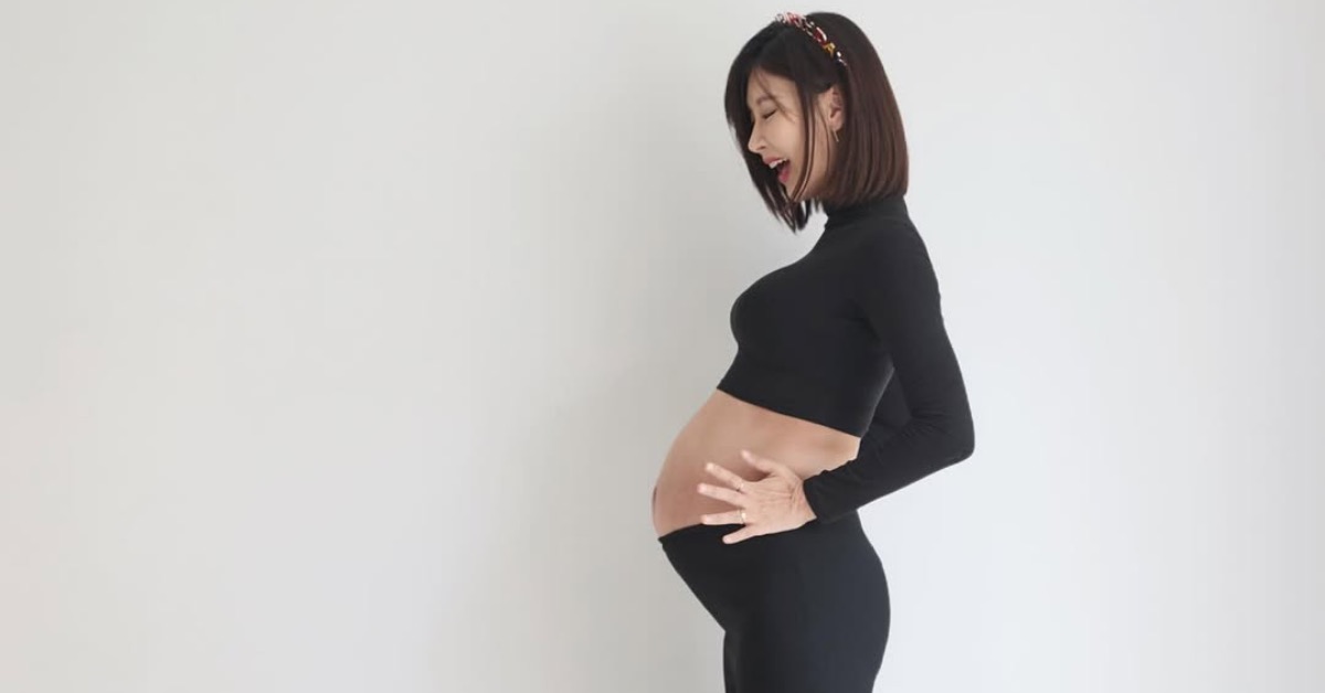 南韓喜劇演員成賢珠宣布懷孕。（圖／翻攝自IG @ hyunju06）