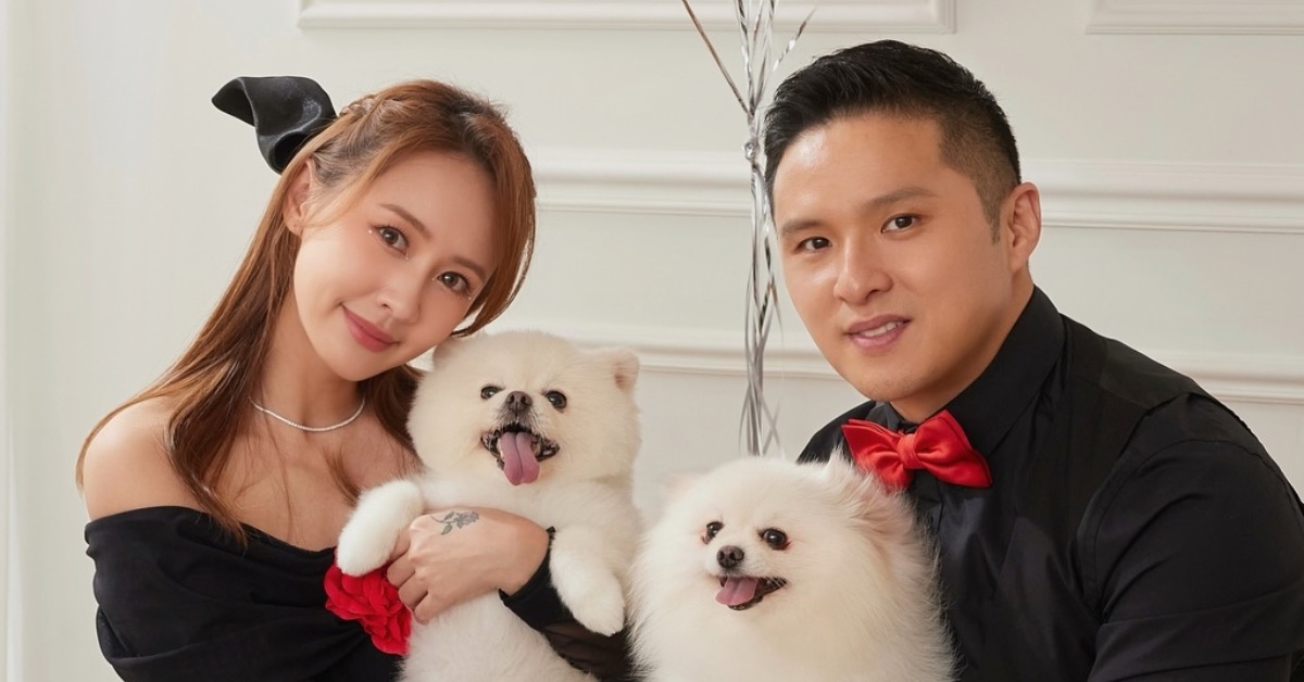 賴薇如去年嫁給交往6年的圈外男友邱樂偉。（圖／翻攝自IG＠imdoris_1230）
