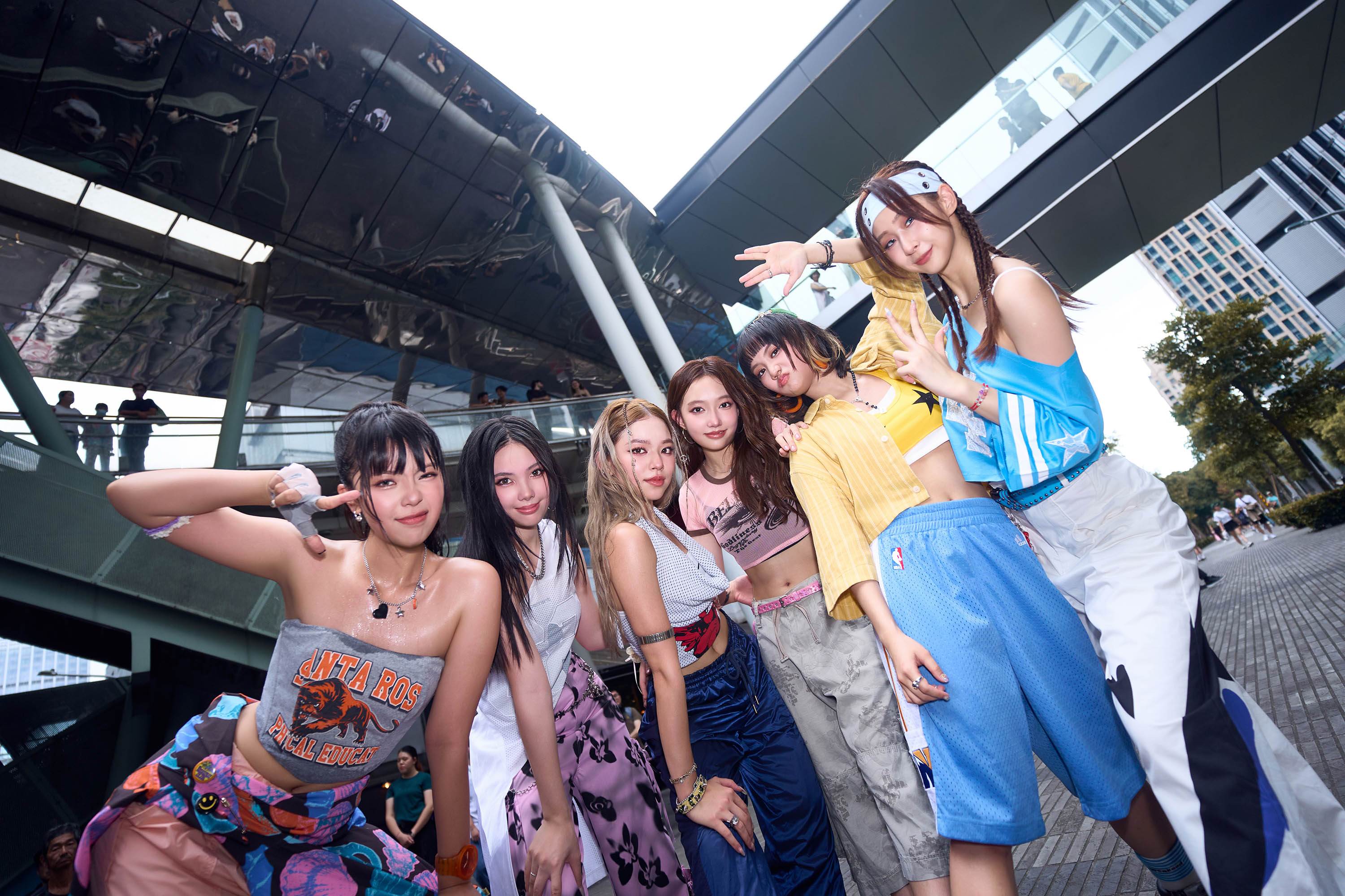 babyMINT快閃後全員<a href='https://star.ebc.net.tw/search/keyword?value=掛彩' target='_blank'>掛彩</a>。（圖／華研國際提供）
