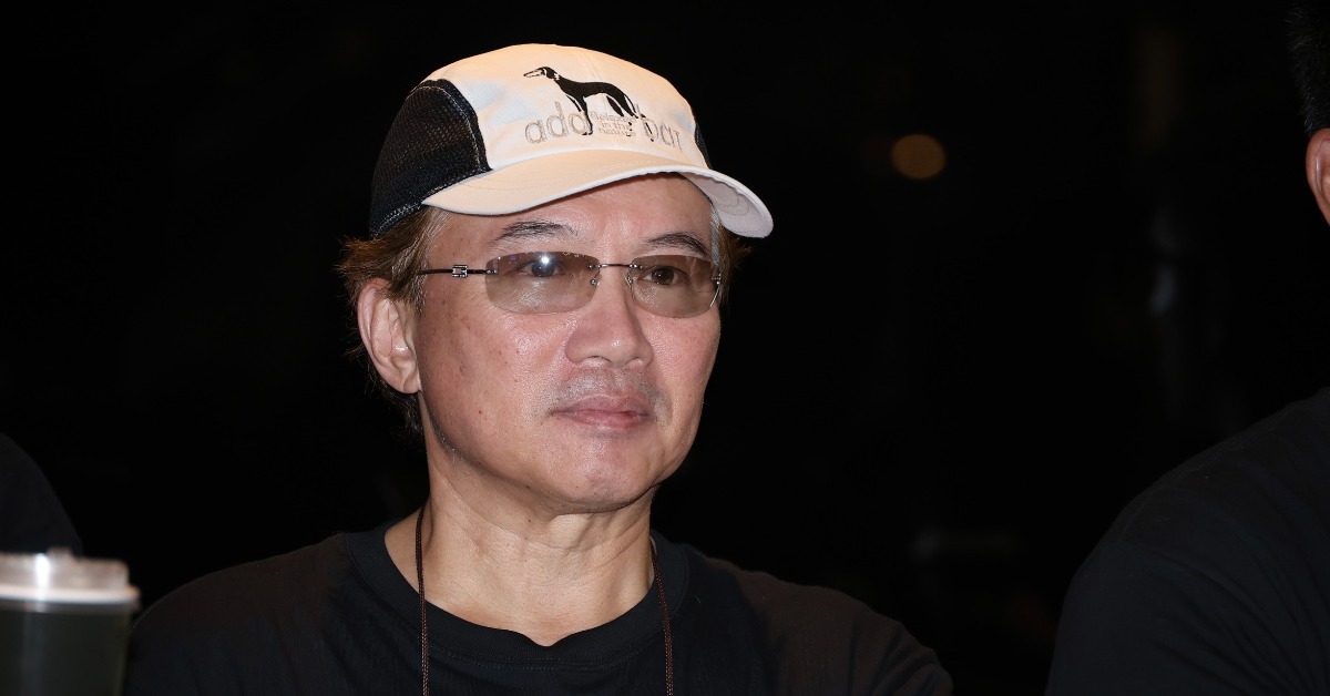 孫鵬罕見避談孫安佐問題。（圖／東森娛樂）