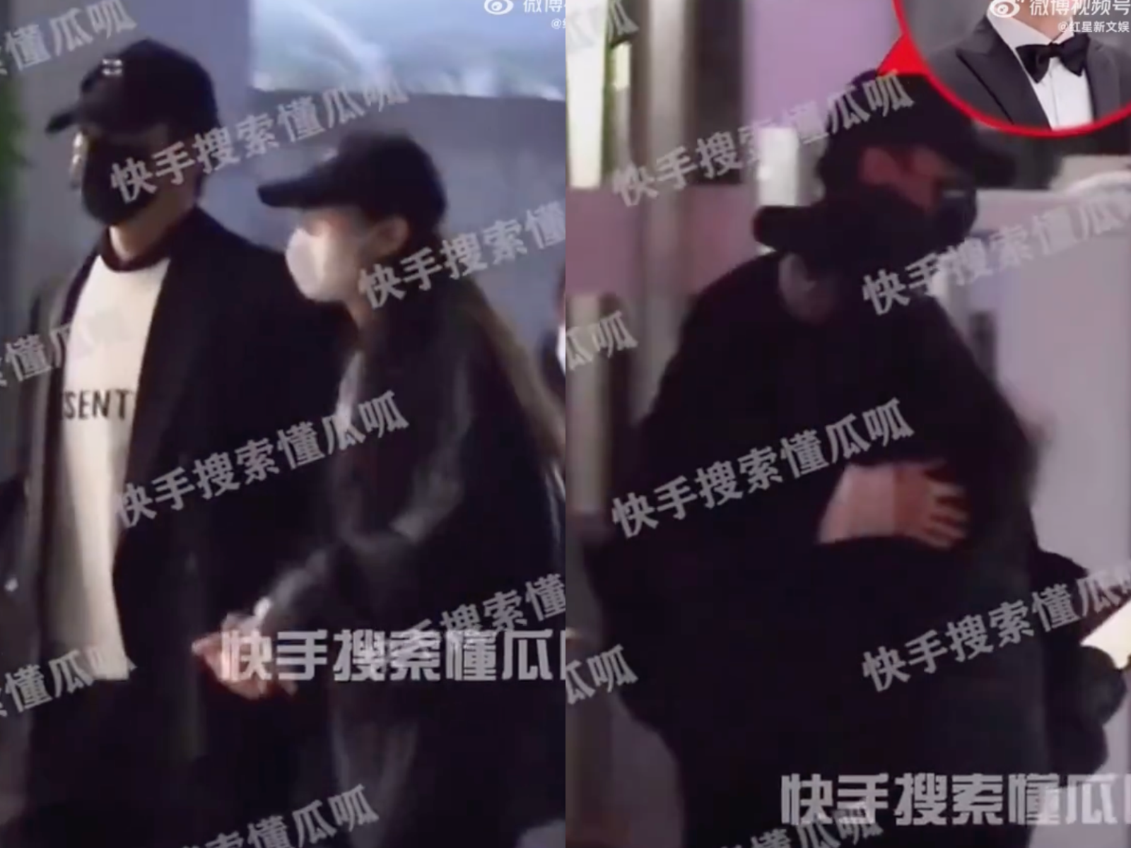 許凱與趙晴昔日被拍親密互動後，還一起回到飯店過夜。（圖／翻攝自微博）