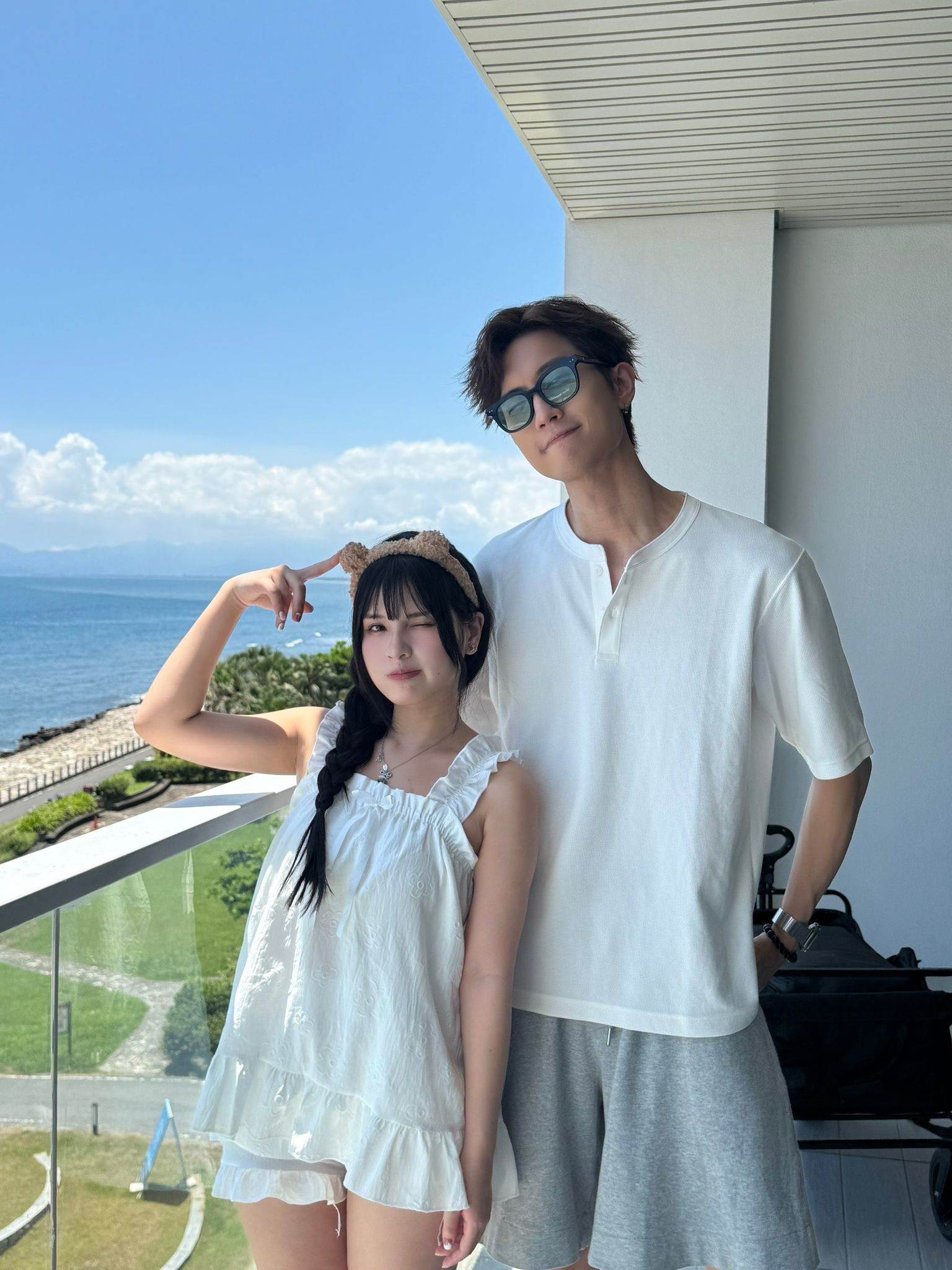 從職籃啦啦隊出道的俐蓁Lizhen<a href='https://star.ebc.net.tw/search/keyword?value=新歌' target='_blank'>新歌</a>MV找來范姜彥豐飾演情侶。(圖/XG娛樂提供)