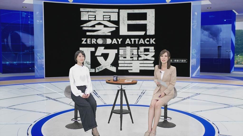 連俞涵(左)說每次拍戲時,看到黃筱純在現場,就會讓她安心不少。(圖/鏡電視提供)