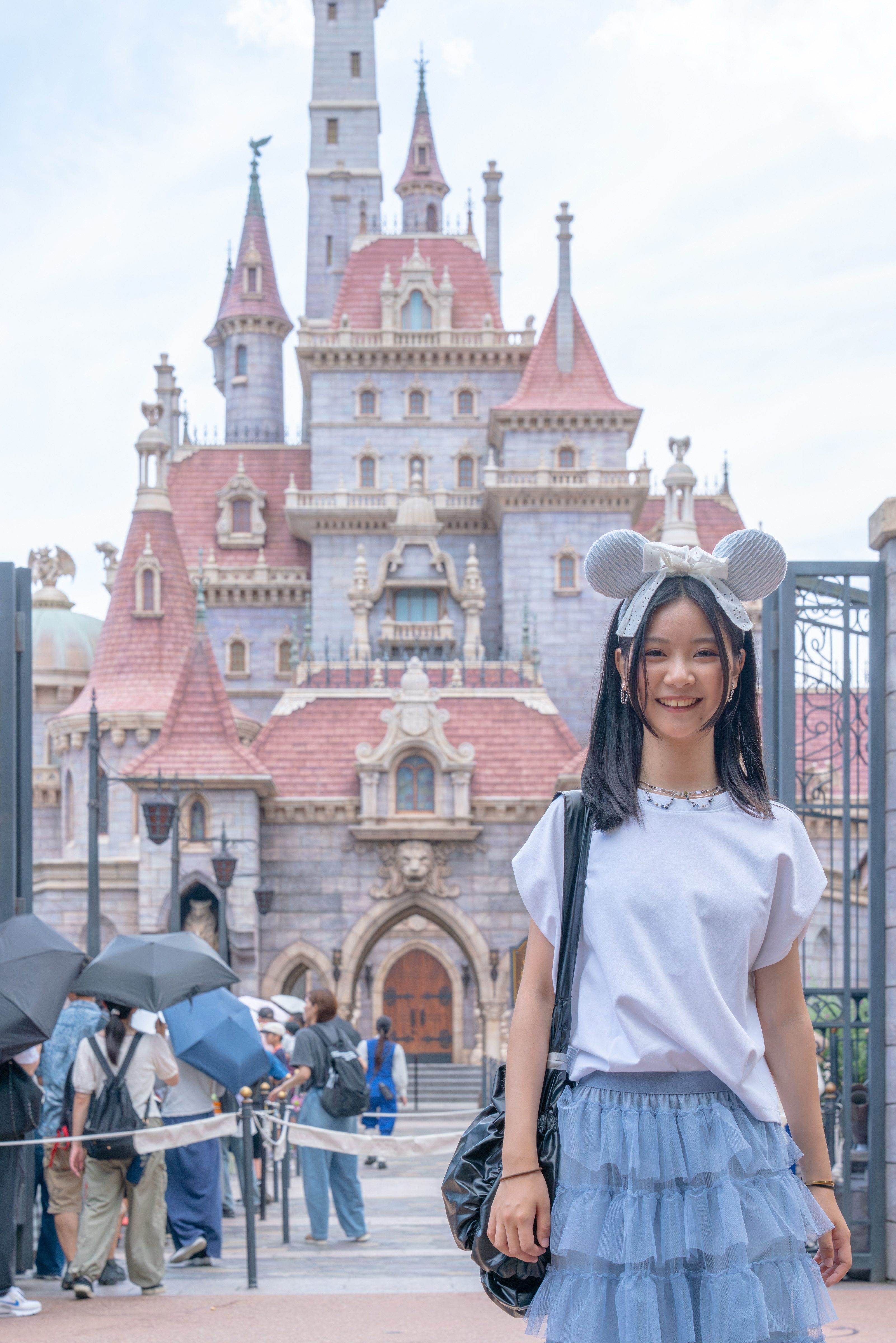 于卉喬到迪士尼樂園遊玩。 (圖/光意娛樂提供)