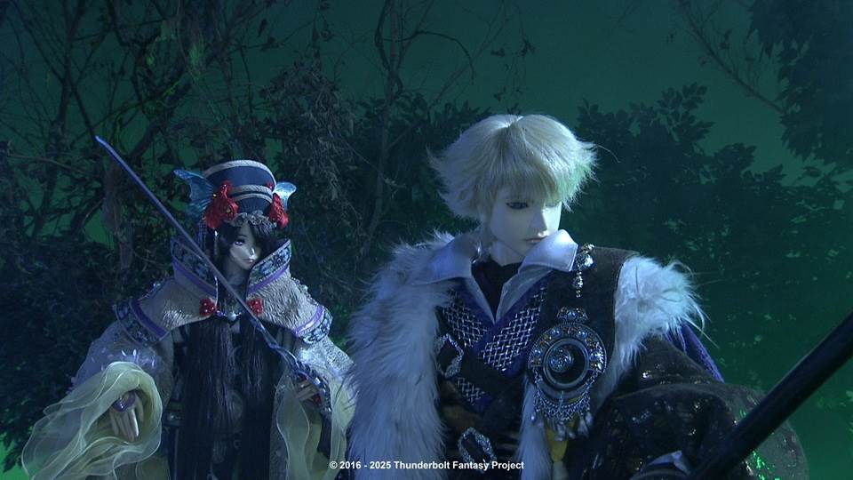 《Thunderbolt Fantasy 東離劍遊紀》捲殘雲(右)和丹翡在劇中展現出難以言喻的默契與溫度。(圖/ANIMAX提供)