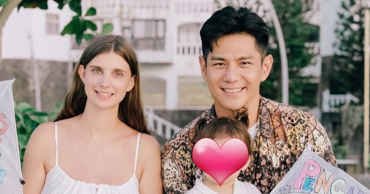 馬來西亞男星祖雄與烏克蘭女星佳娜經常上節目分享婚姻、育兒生活。(圖/翻攝自祖雄IG)