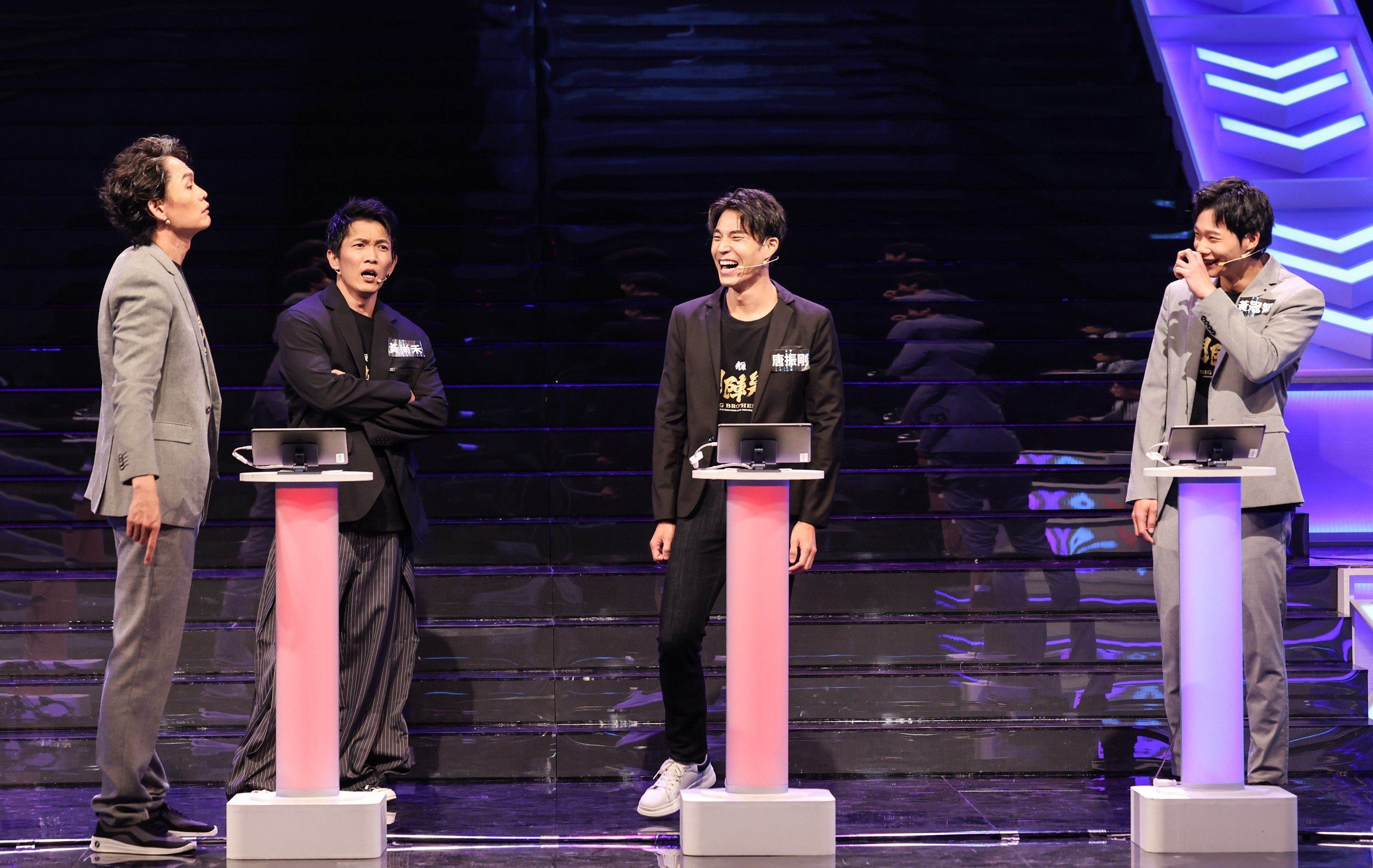「角頭宇宙」演員黃鐙輝、黃尚禾、唐振剛、黃冠智同上節目。（圖／公視提供）
